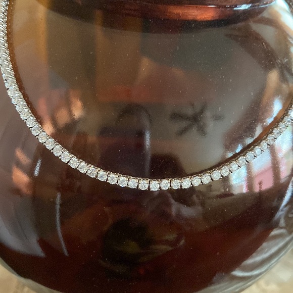 Sterling silver CZ‘s 18 inch necklace - Picture 11 of 13